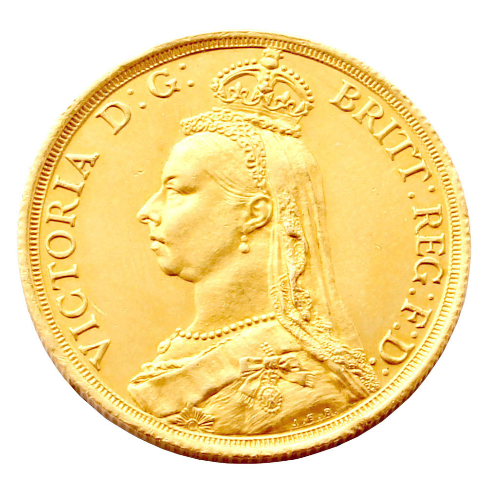 1887 £2 Gold Coin